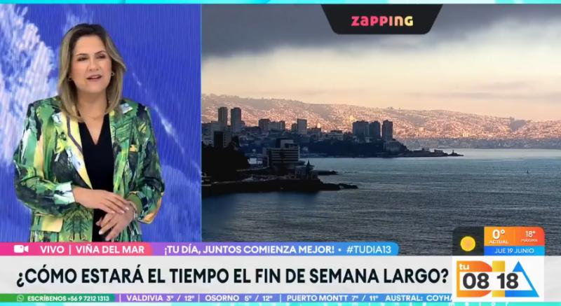 Michelle Adam anticipa el tiempo para el fin de semana largo.