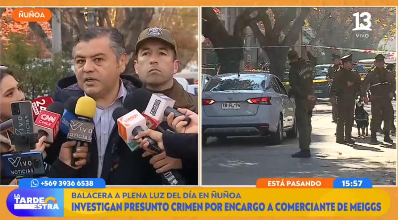 Fiscal Sergio Soto, entrega detalles sobre asesinato en Ñuñoa.