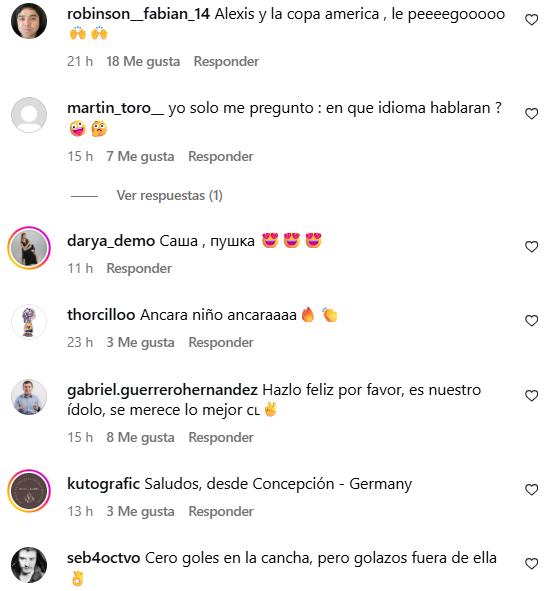 Los comentarios que le dejaron los chilenos a la supuesta nueva polola de Alexis Sánchez - Captura