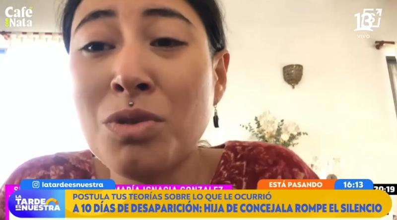 Hija de concejala desaparecida entrega su hipótesis.