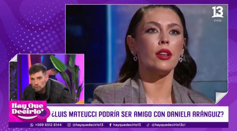 Luis Mateucci habla sobre Daniela Aránguiz.