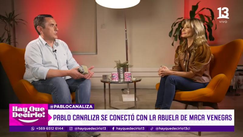 Macarena Venegas se contacta con sus padres fallecidos.