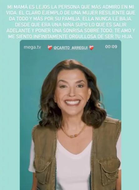 Historia de María Jesús Sothers a Carolina Arregui | Instagram