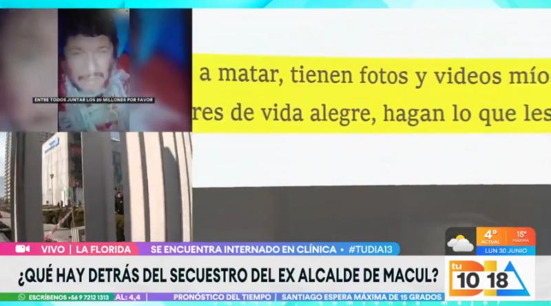 La doble vida del exalcalde de Macul.