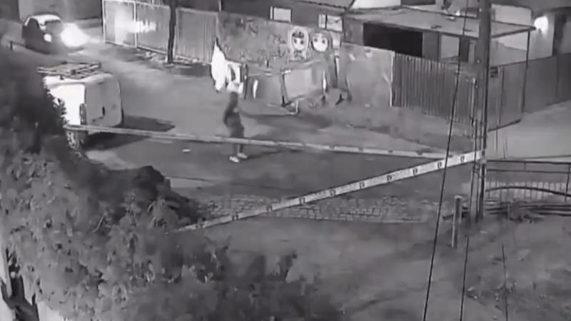 Momentos previos al incendio de Conchalí