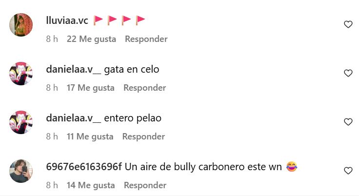 Captura Instagram - Críticas contra Alan Didier
