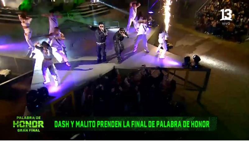 Dash y Malito cantan en la final de Palabra de Honor