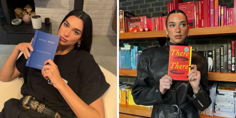 La cantante Dua Lipa difunde libros en sus redes sociales. Créditos: Instagram.