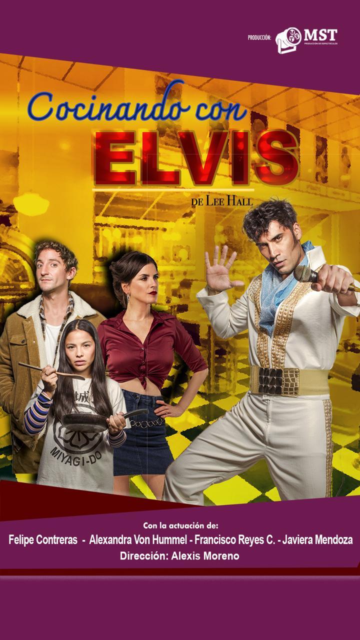 "Cocinando con Elvis" en Teatro Mori: Humor negro, delirio y rock and roll.