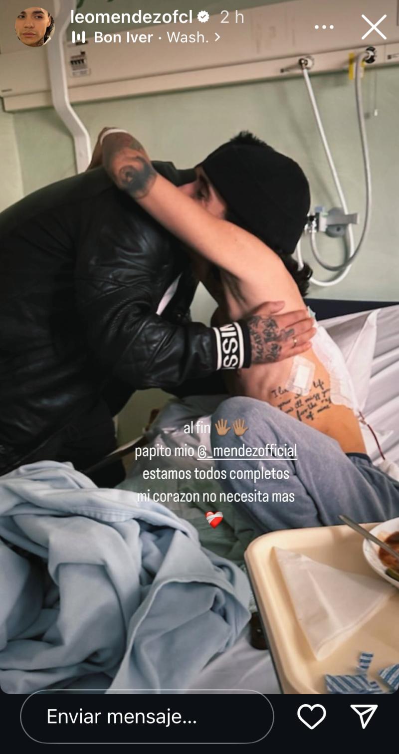 Historia de Instagram - Dj Méndez junto a su hijo Leo