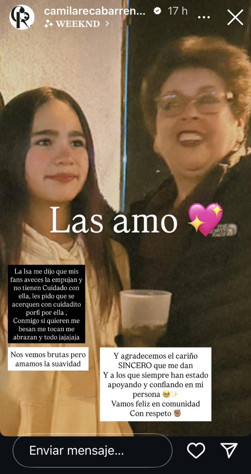 Hija y mamá de Camila Recabarren - Instagram