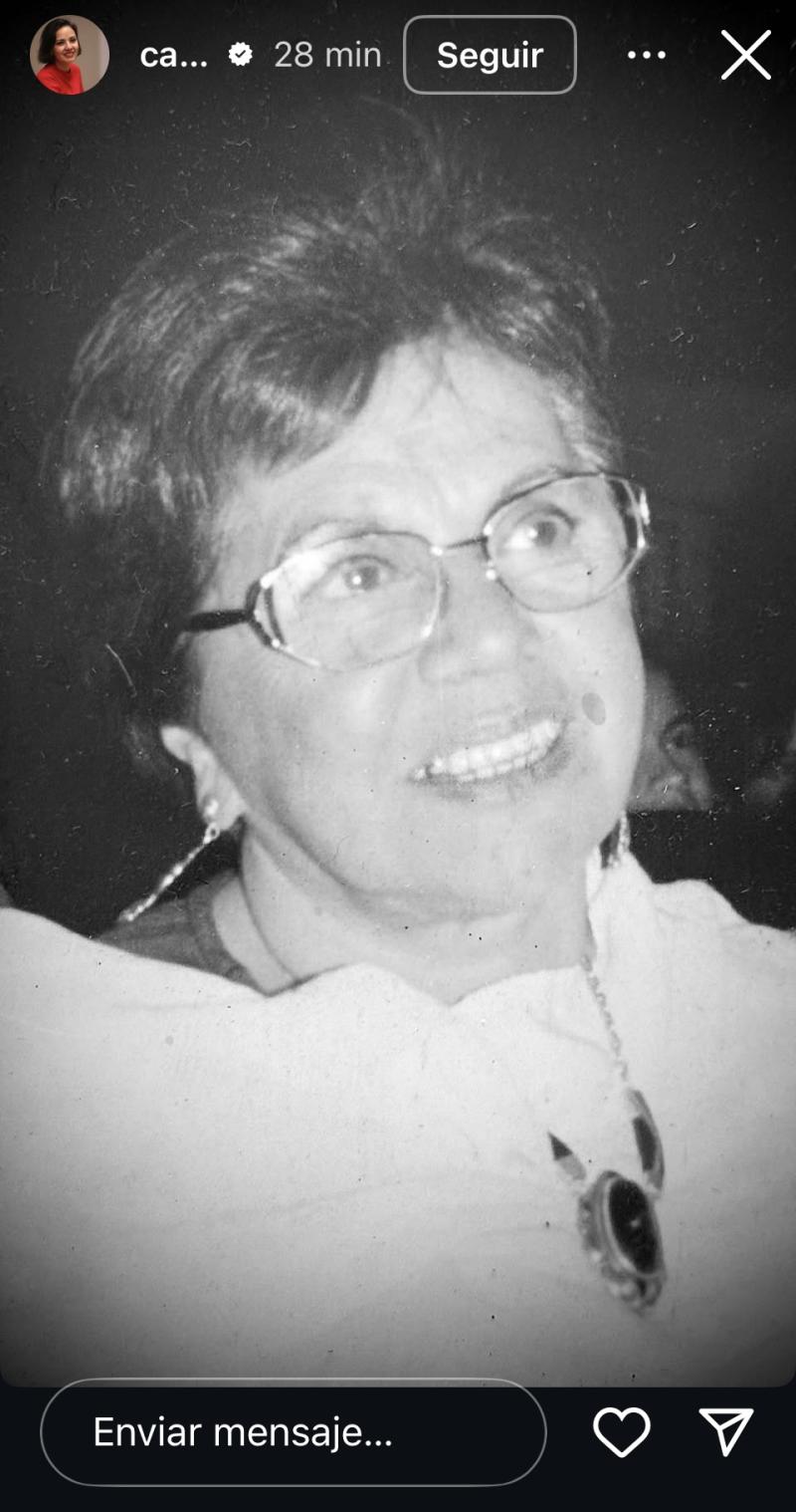Carolina Arredondo comparte foto de su abuela Gabriela Medina - Instagram