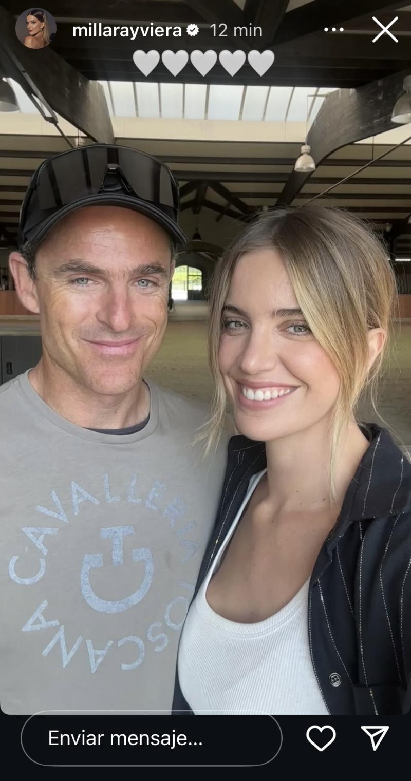 Jorge Matte Capdevila y Millaray Viera - Instagram