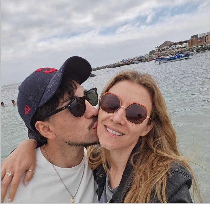 Carla Jara junto a Diego Urrutia - Instagram