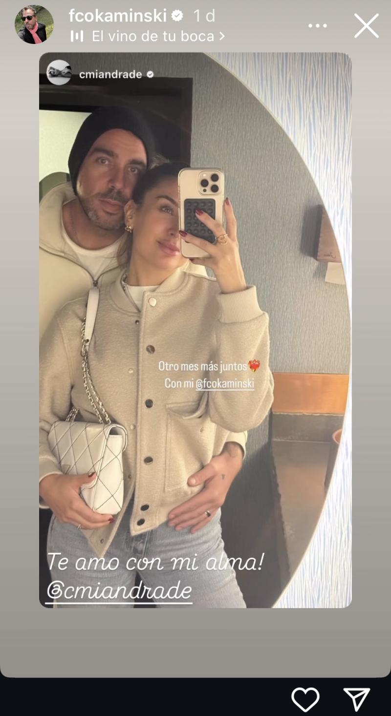 Francisco Kaminski y Camila Andrade - Instagram