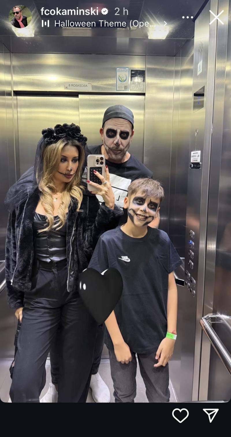 La foto familiar de Francisco Kaminski - Instagram