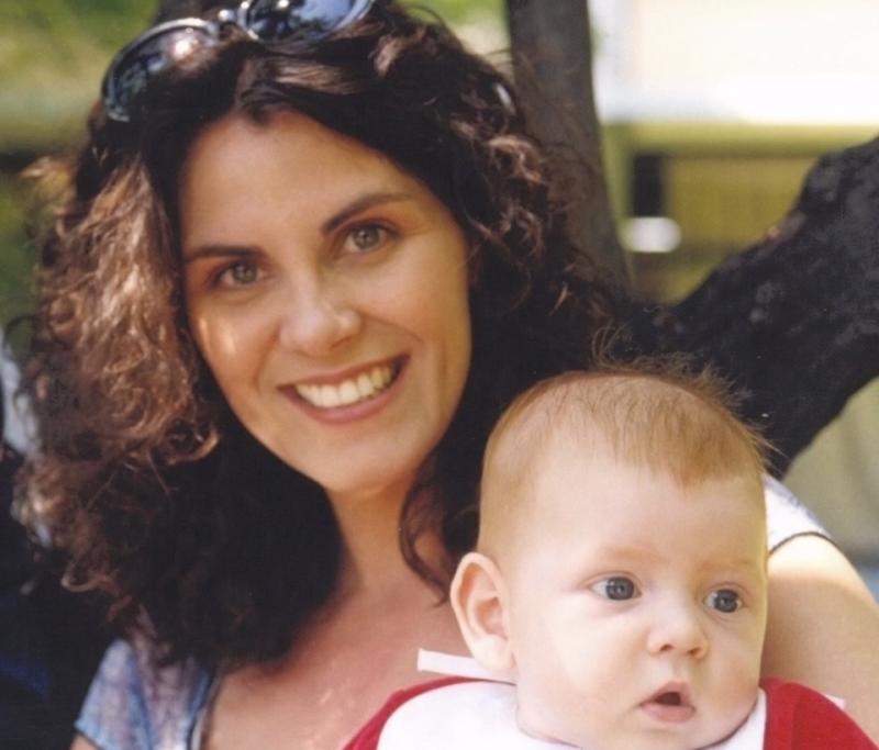 Paola Volpato y su hijo Simón - Instagram