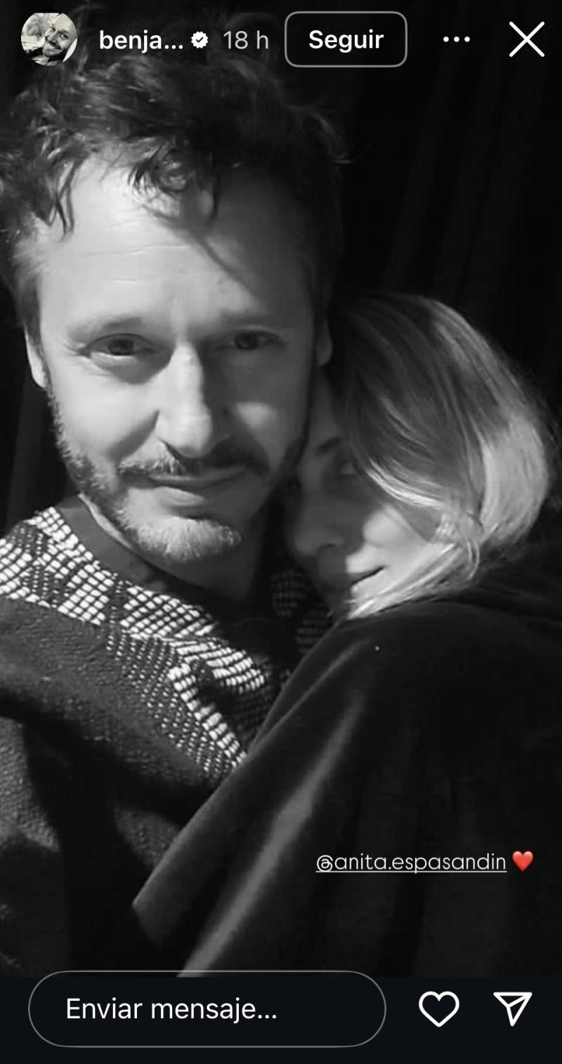 Benjamín Vicuña y Anita Espasandin - Instagram