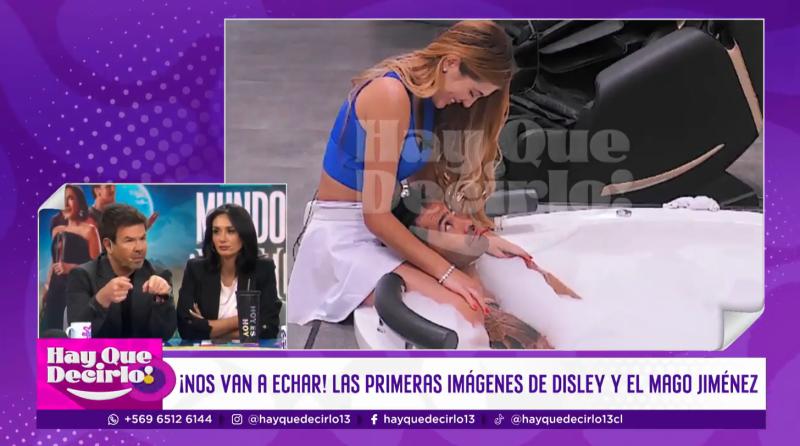 Canal 13 - Pamela Díaz reaccionó a la foto de Luis Jiménez y Disley Ramos