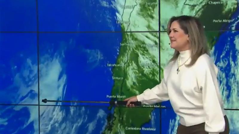 Michelle Adam y su pronóstico de sistema frontal