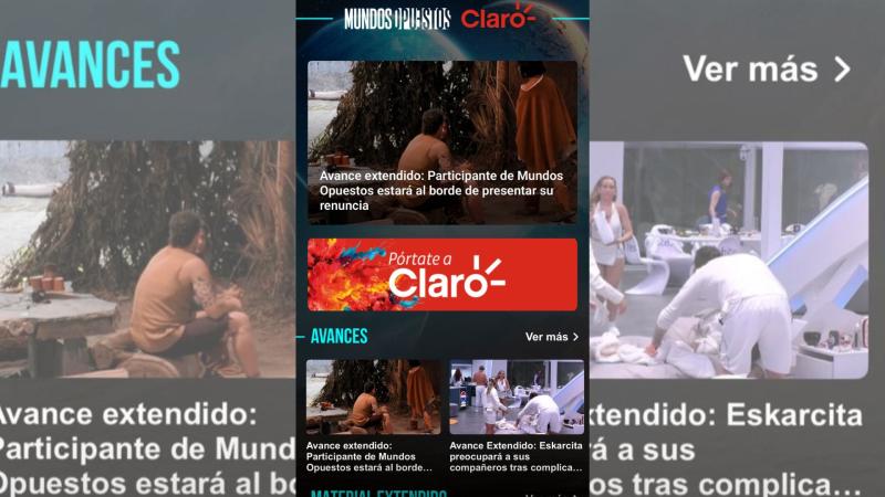 APP Claro Mundos Opuestos