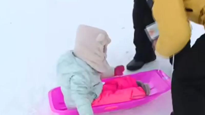 Niña de tres años en "Tu Día"