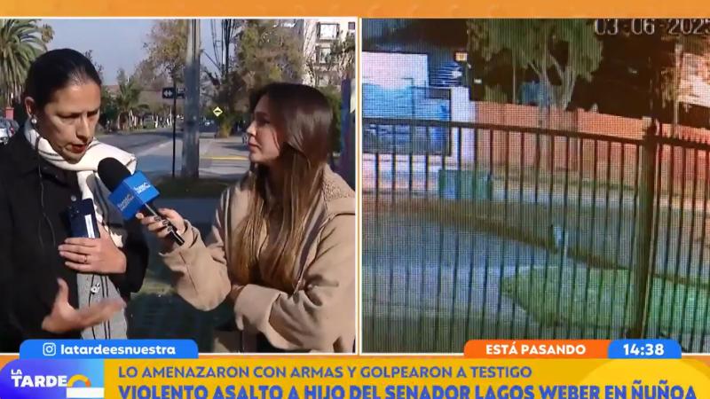 Mujer habla sobre el violento asalto que sufrió el nieto del expresidente Ricardo Lagos
