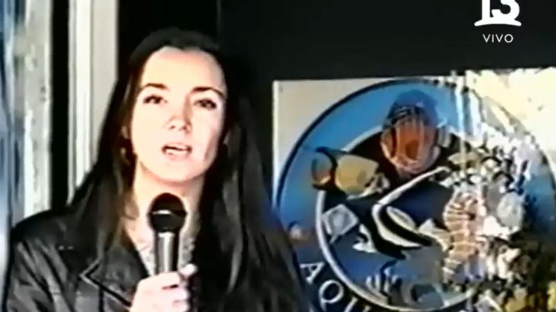 Priscilla Vargas en su juventud