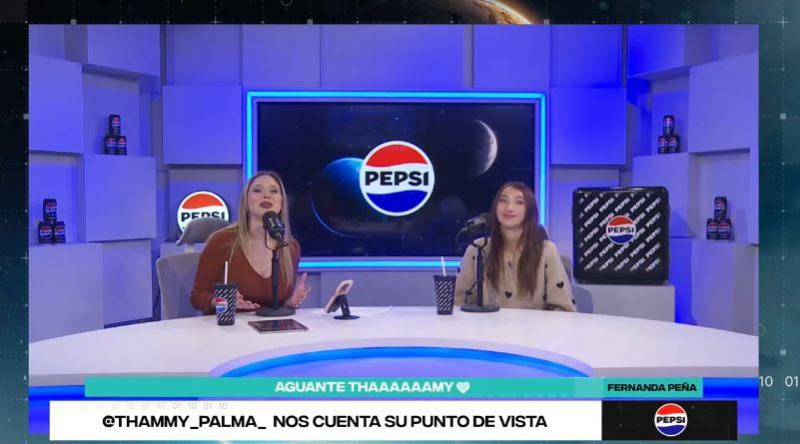 Thammy Palma en el React a Mundos Opuestos