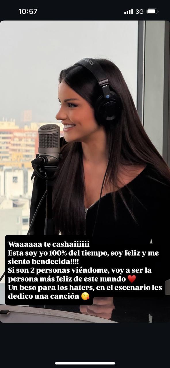 Emilia Dides respondió a sus haters en Instagram