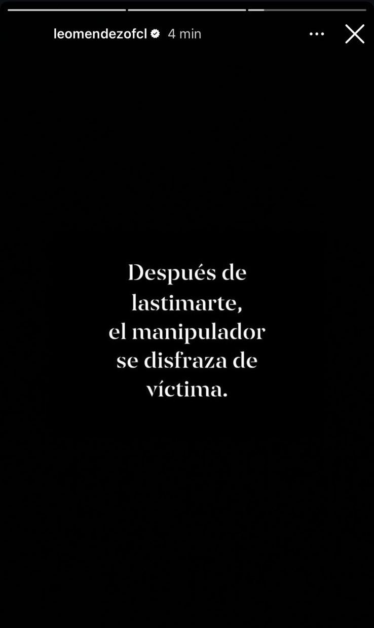 El enigmático mensaje de Leo Méndez Jr. - Instagram