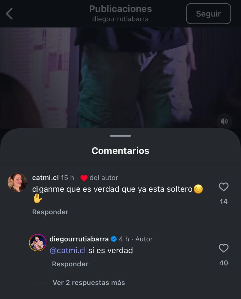 Diego Urrutia confirmó que ya no está con Carla Jara - Instagram