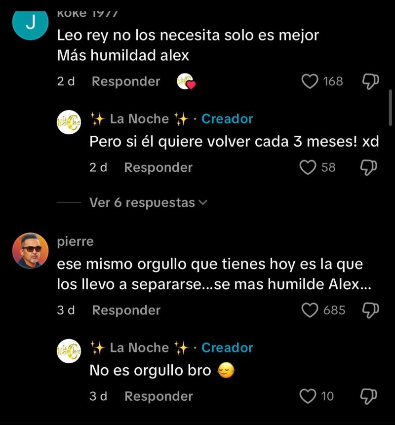 Los duros comentarios de La Noche en contra de Leo Rey - Captura