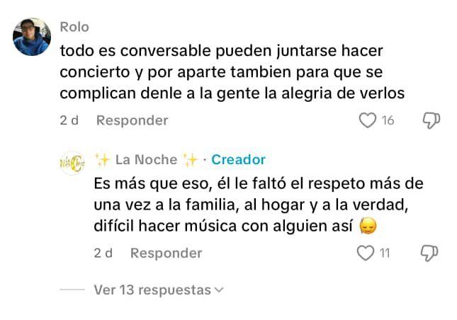 Los duros comentarios de La Noche en contra de Leo Rey - Captura