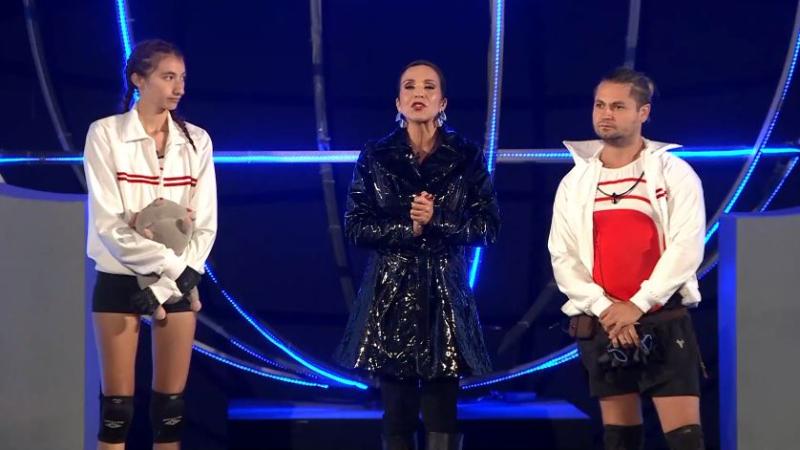 Thammy Palma y Princeso en la competencia de eliminación.