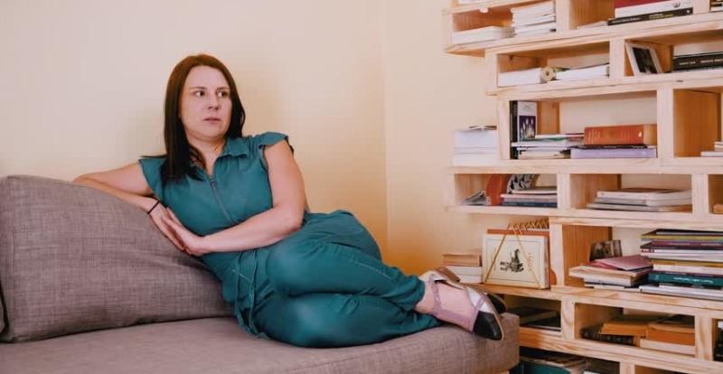 Amanda Durán en Ellas en la palabra. Créditos: 13C