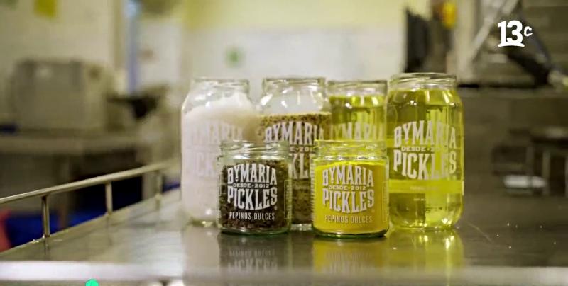 Pickles de By María. La tienda se encuentra en el local Barra de Pickles en Ñuñoa. Créditos: 13C.