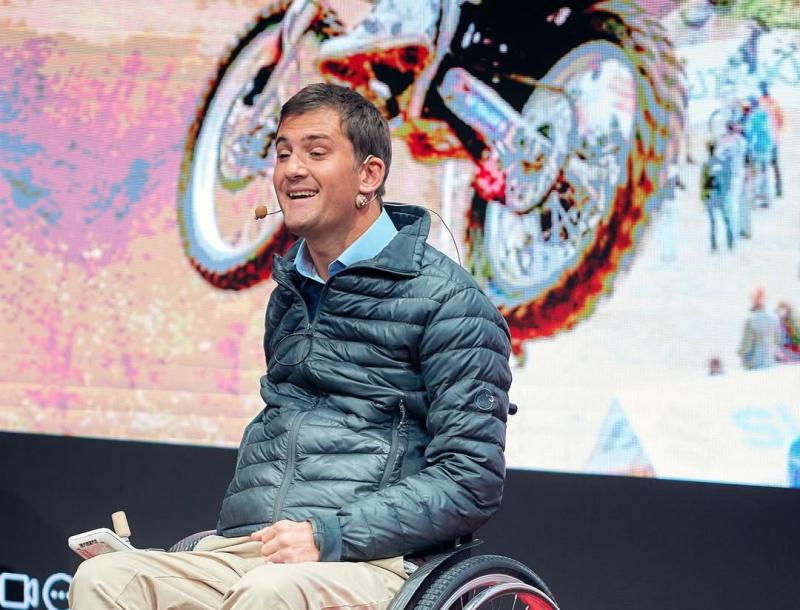 Fernando Demaria dio una charla TED. Créditos: Instagram.