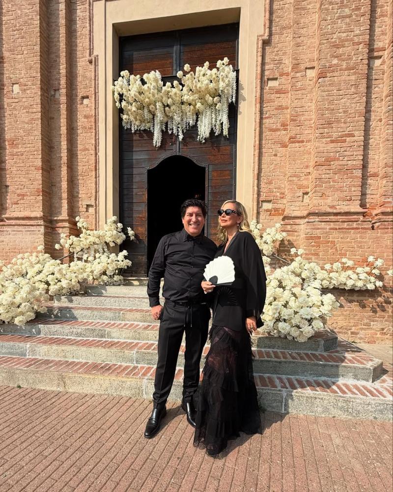 María Alberó e Iván Zamorano en Italia - Instagram