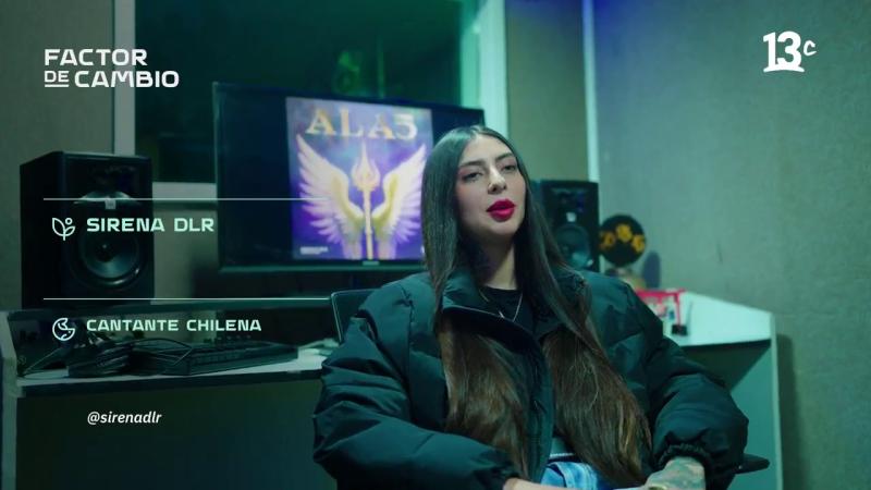 Sirena DLR, artista chilena. Créditos: Factor de Cambio.