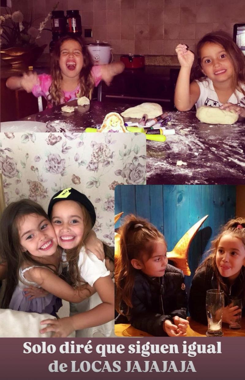 Saludo de Coté López a sus trillizas que cumplieron 15 años - Instagram