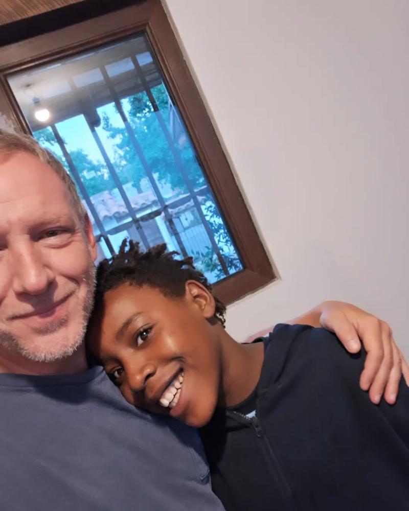 Martín Cárcamo junto a su hijo Mariano - Instagram