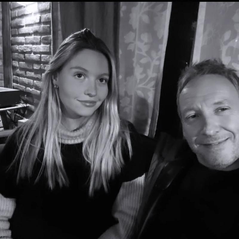 Alfonsina junto a Martín Cárcamo - Instagram