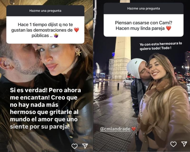Francisco Kaminski y Camila Andrade | Instagram