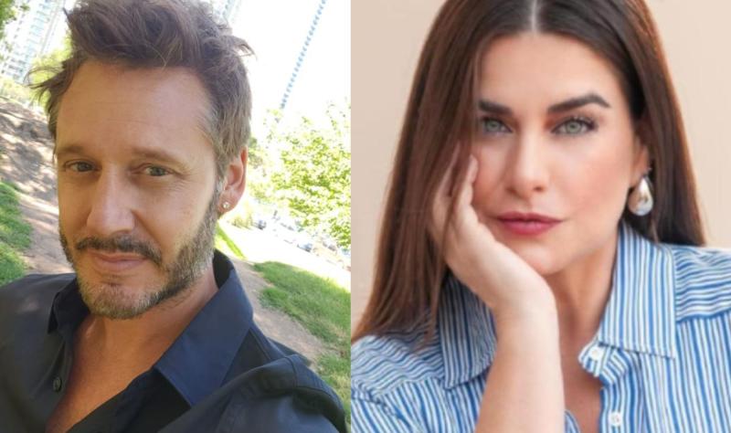 Benjamín Vicuña y Ingrid Cruz