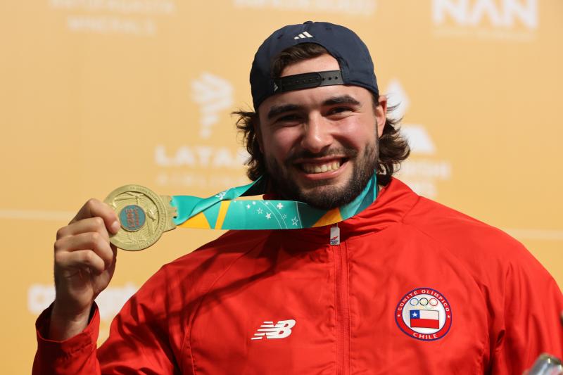 Lucas Nervi en Juegos Panamericanos 2023. Créditos: Agencia UNO.