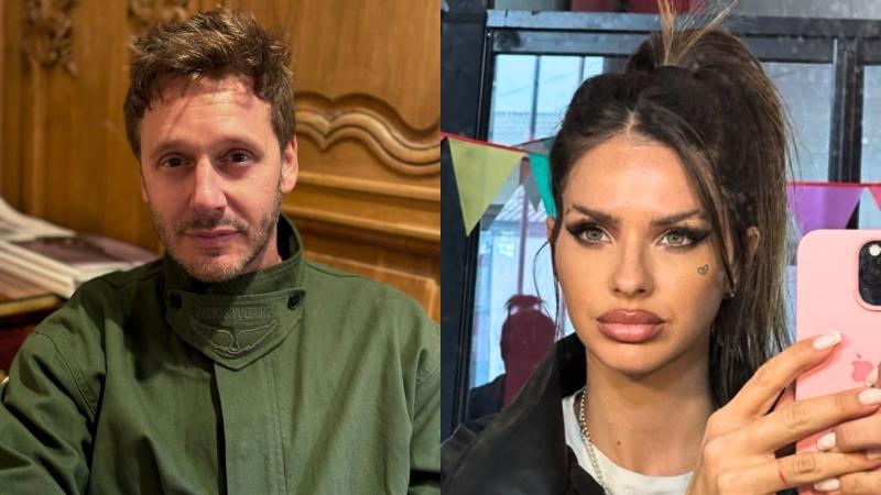 Benjamín Vicuña y China - Instagram collage