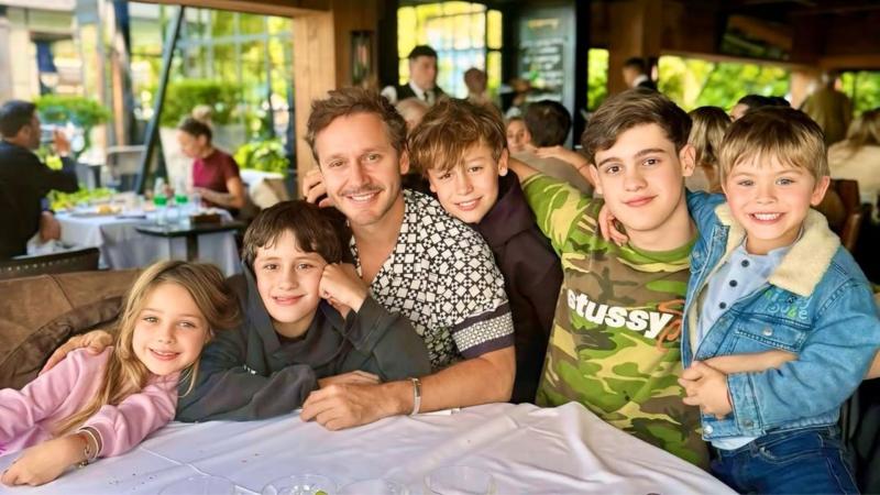 Benjamín Vicuña y sus hijos - Créditos: Instagram