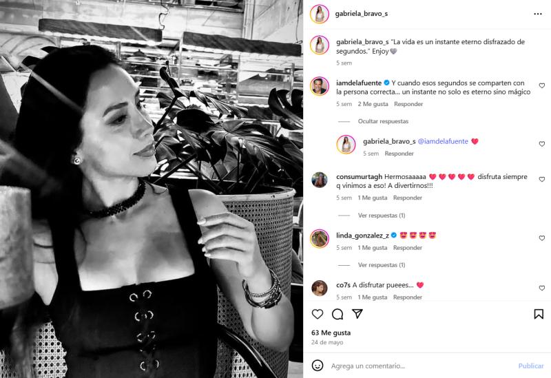 El coqueto intercambio de Gabriela Bravo y Cristián de la Fuente - Captura