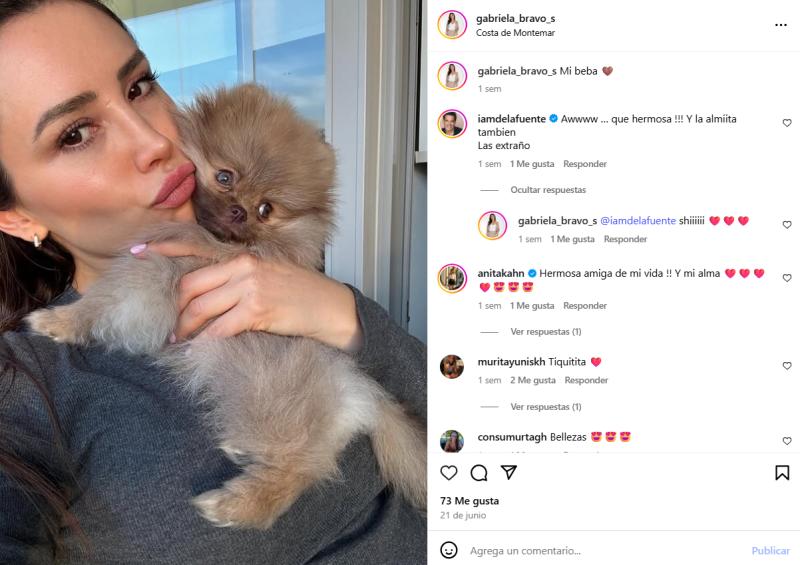 El coqueto intercambio de Gabriela Bravo y Cristián de la Fuente - Captura